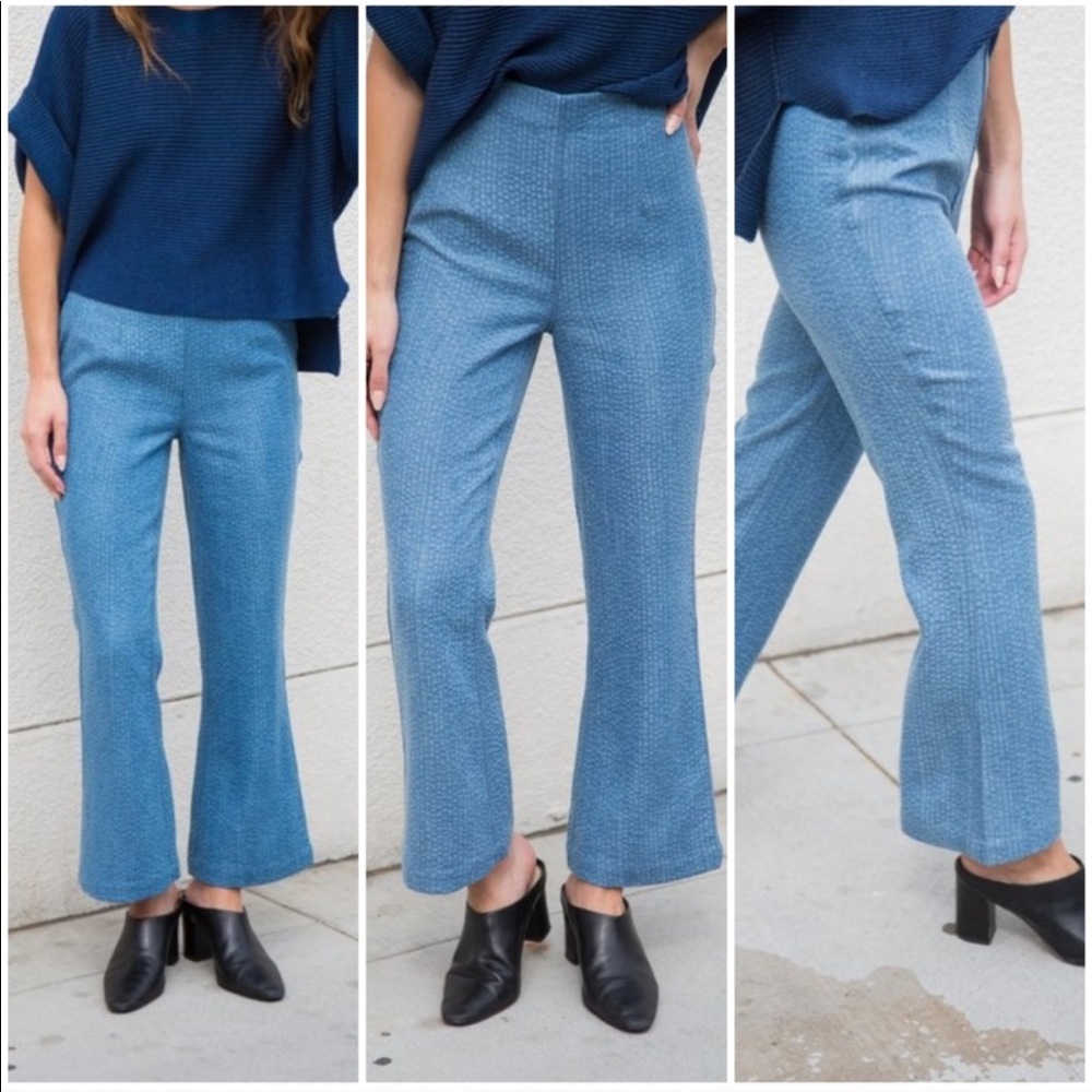 Mara Hoffman Lucy denim crop pants